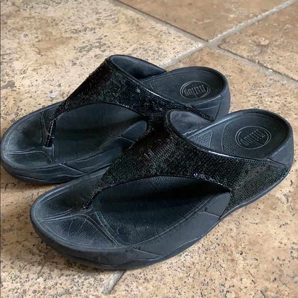 Fitflop Shoes - Fit Flop Electra Classic Sequins Sandals
